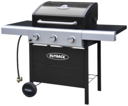 Outback 3 Burner Gas BBQ with Cover